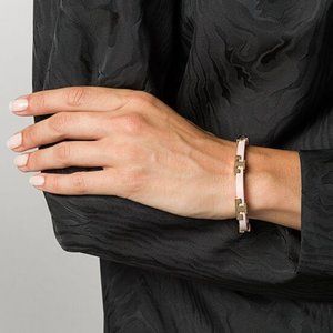 NWT~TORY BURCH~Serif-T Stackable Leather Bracelet